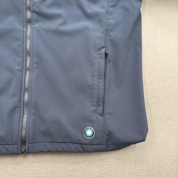 Helly Hansen Softshell Jacket Mens 2XL Blue Full Zip Estrella Galicia 0,0 MotoGP - Picture 7 of 10